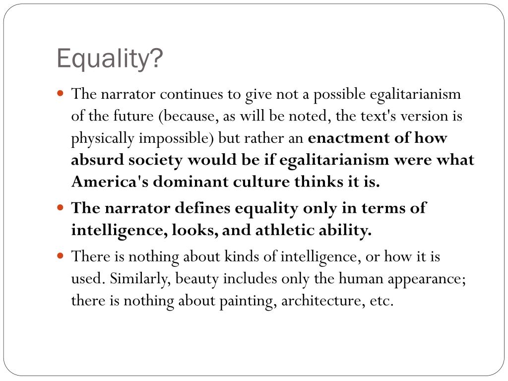 PPT Harrison Bergeron PowerPoint Presentation, free download ID2185969