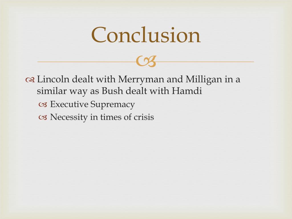 PPT Abraham Lincoln’s Suspension of Habeas Corpus PowerPoint