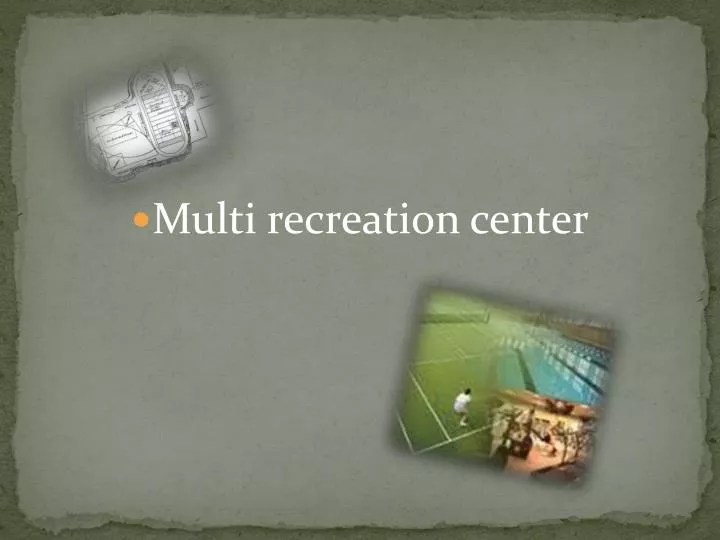 PPT Multi recreation center PowerPoint Presentation, free download