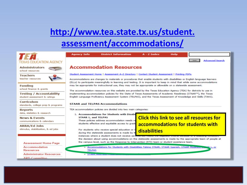 PPT 2014 Spring STAAR Assessment Calendar PowerPoint Presentation