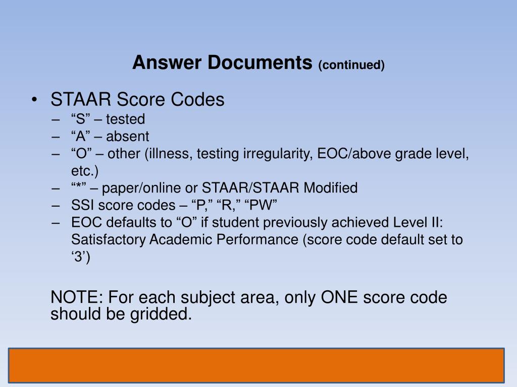 PPT 2014 Spring STAAR Assessment Calendar PowerPoint Presentation