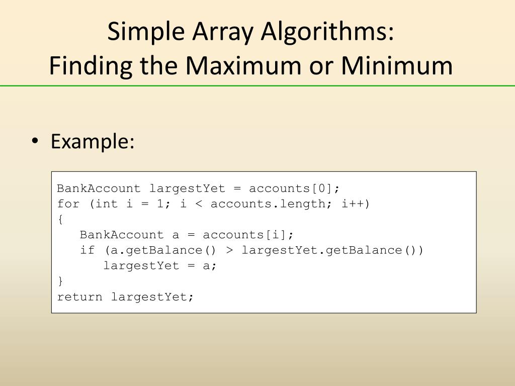PPT Chapter 7 Arrays and Array Lists PowerPoint Presentation, free