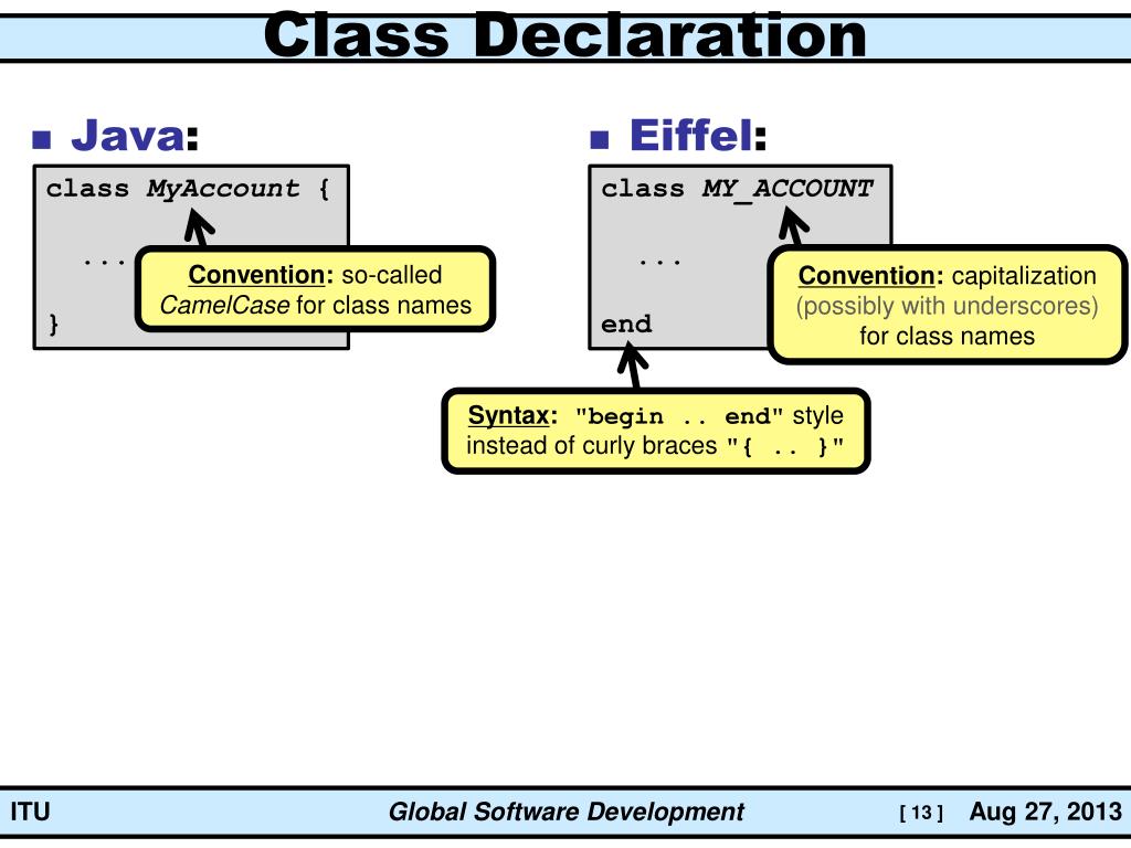 PPT The E I F F E L Programming Language PowerPoint Presentation