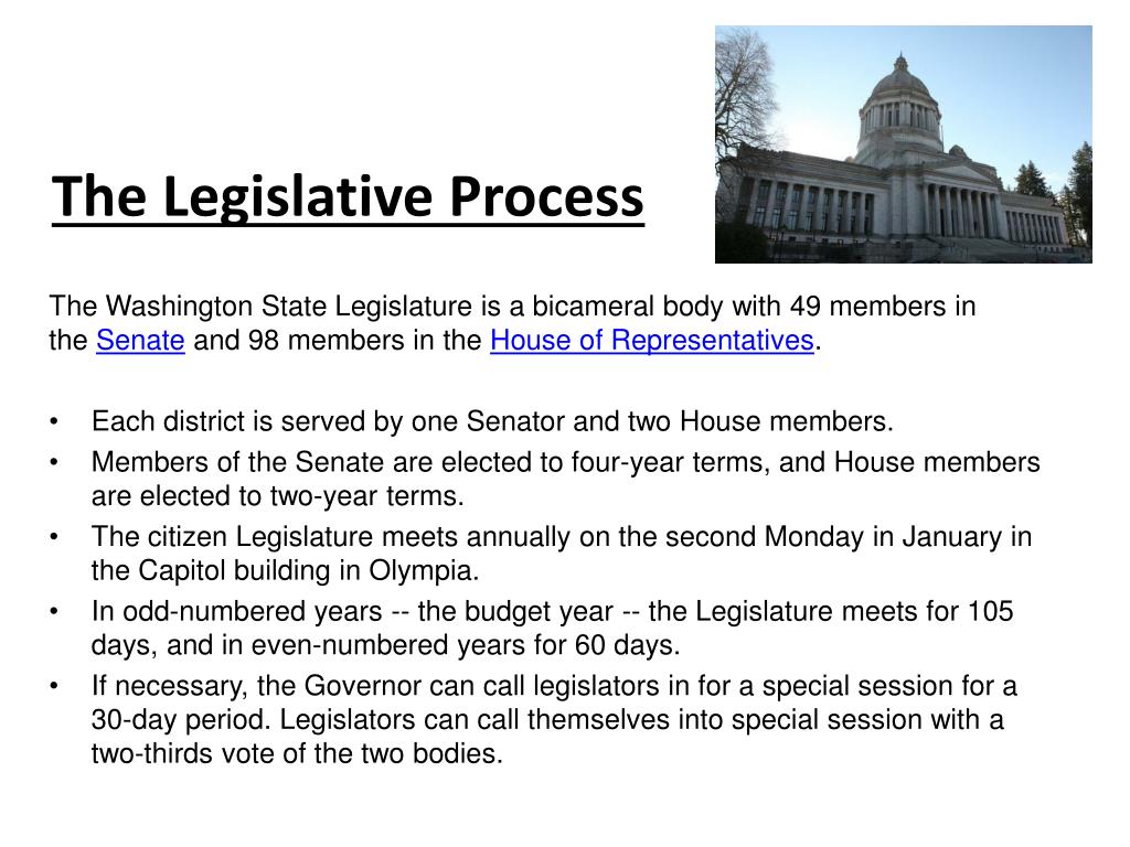 PPT Washington State Legislature PowerPoint Presentation, free