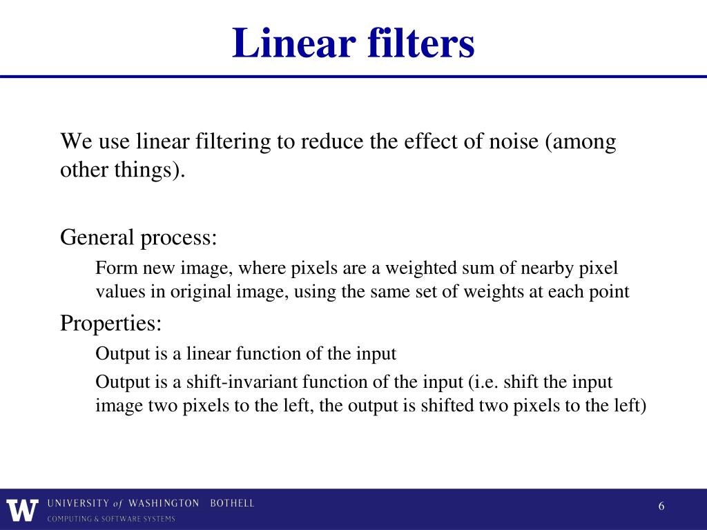 PPT Lecture 4 Linear Filters and Convolution PowerPoint Presentation ID2194908
