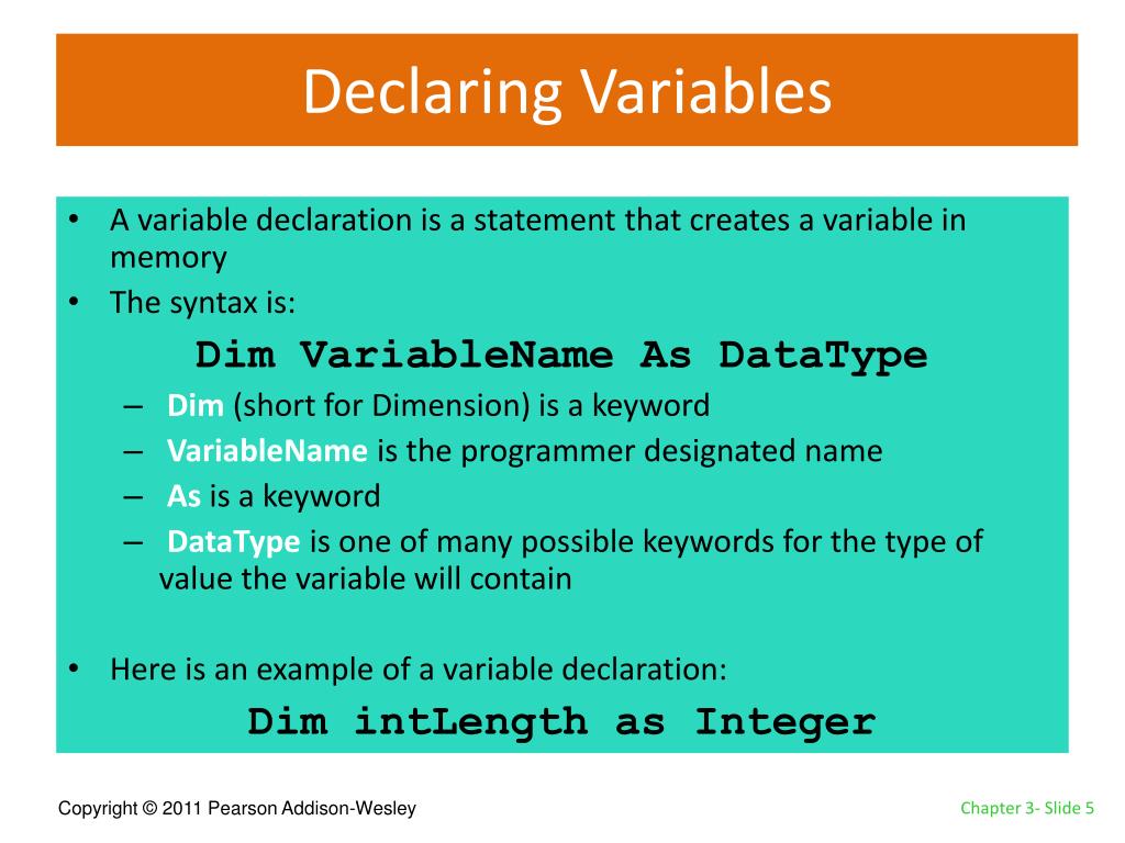 PPT Variables and Data Types PowerPoint Presentation, free download