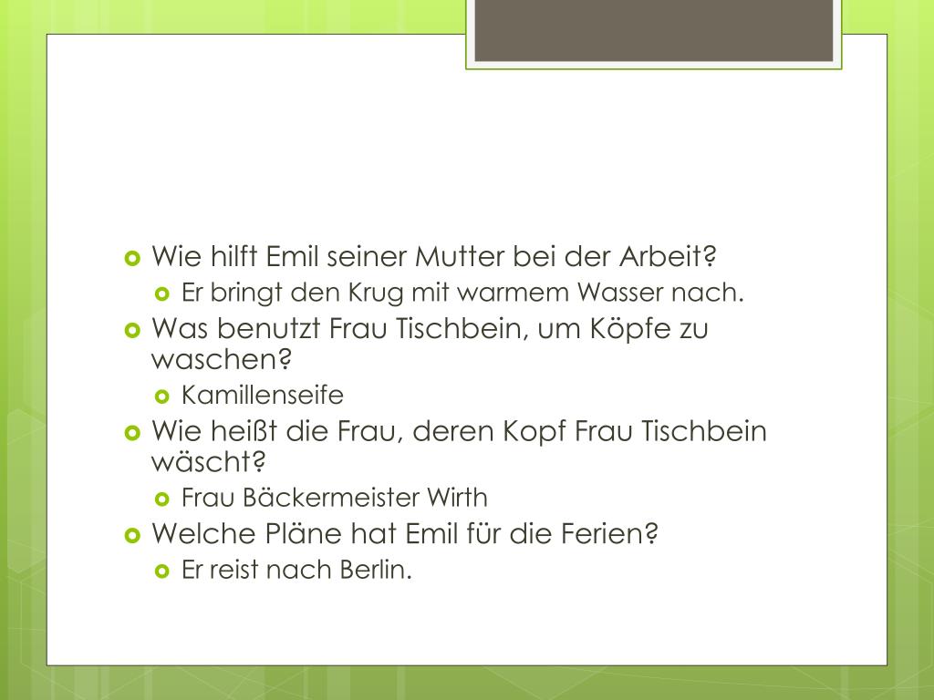 PPT Emil und die Detektive PowerPoint Presentation, free download