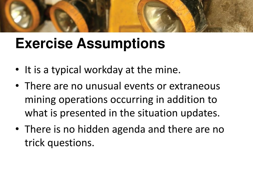 PPT Eagle Creek Mine Tabletop Exercise PowerPoint Presentation, free download ID2197874