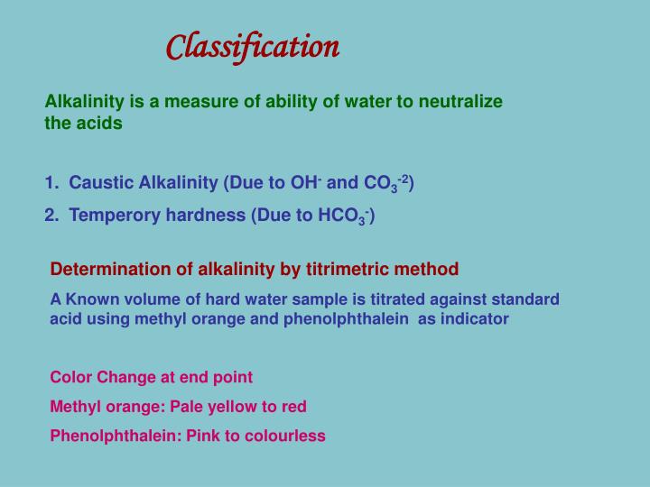 PPT Alkalinity of water PowerPoint Presentation ID2198098