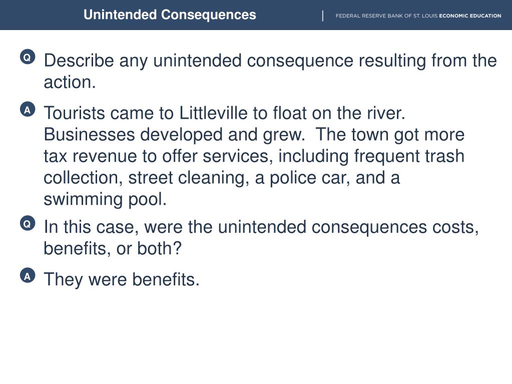 Unintended Consequences Econlib