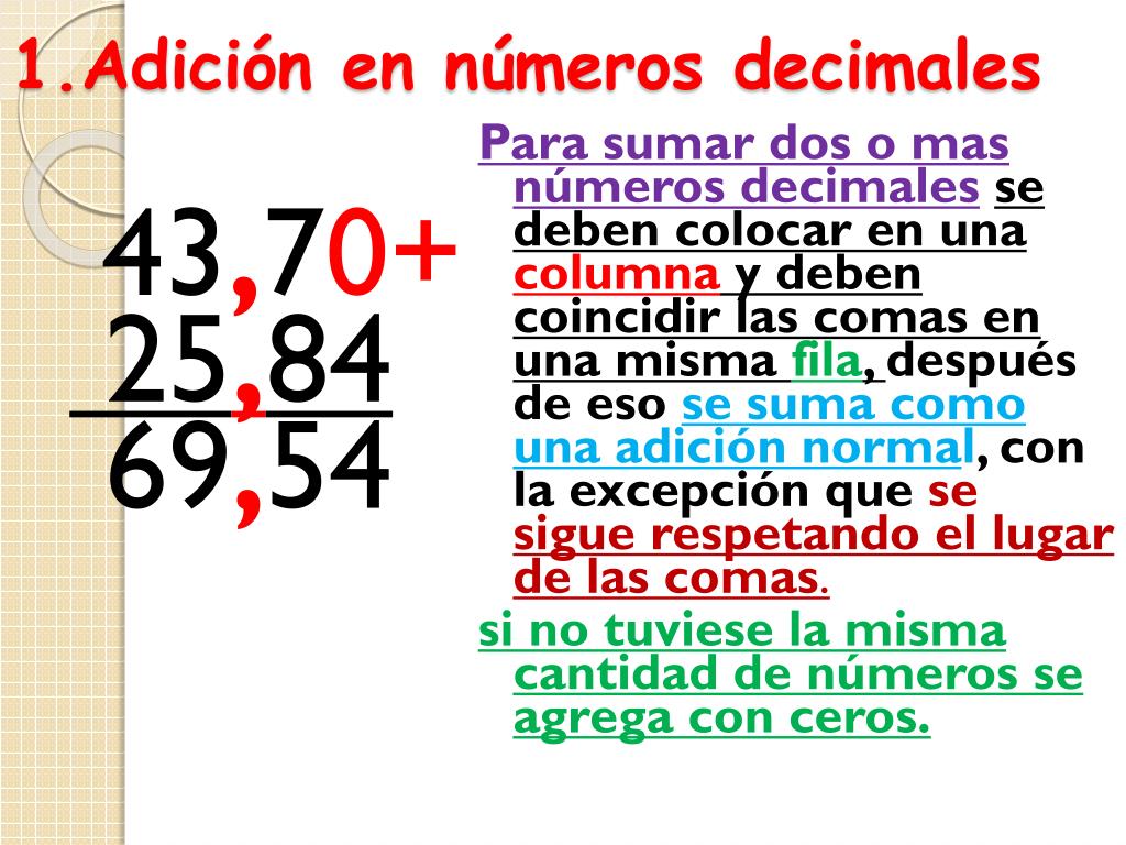 PPT Los NÃºmeros Decimales 4Â° PowerPoint Presentation, free download