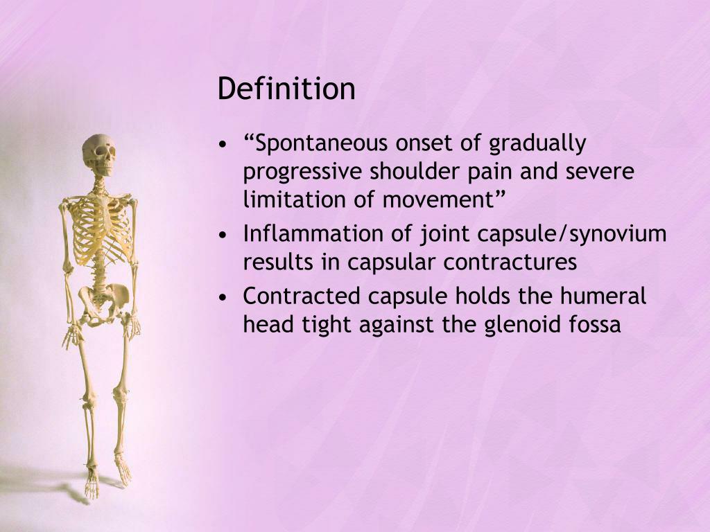 PPT Adhesive Capsulitis PowerPoint Presentation, free download ID