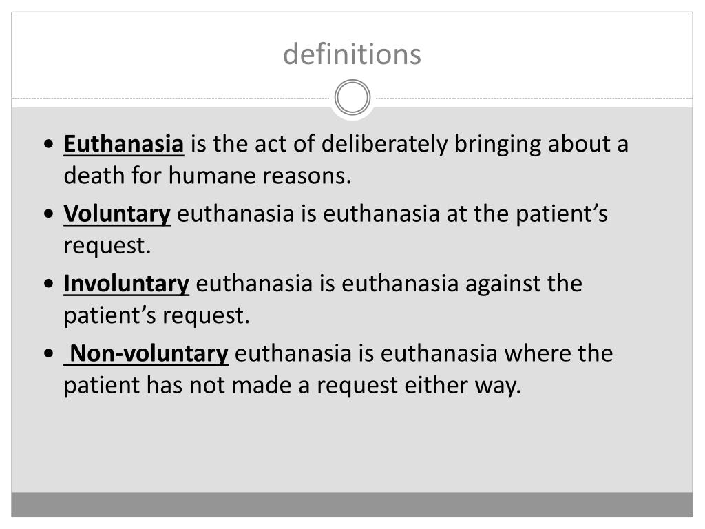 PPT euthanasia PowerPoint Presentation, free download ID2199676