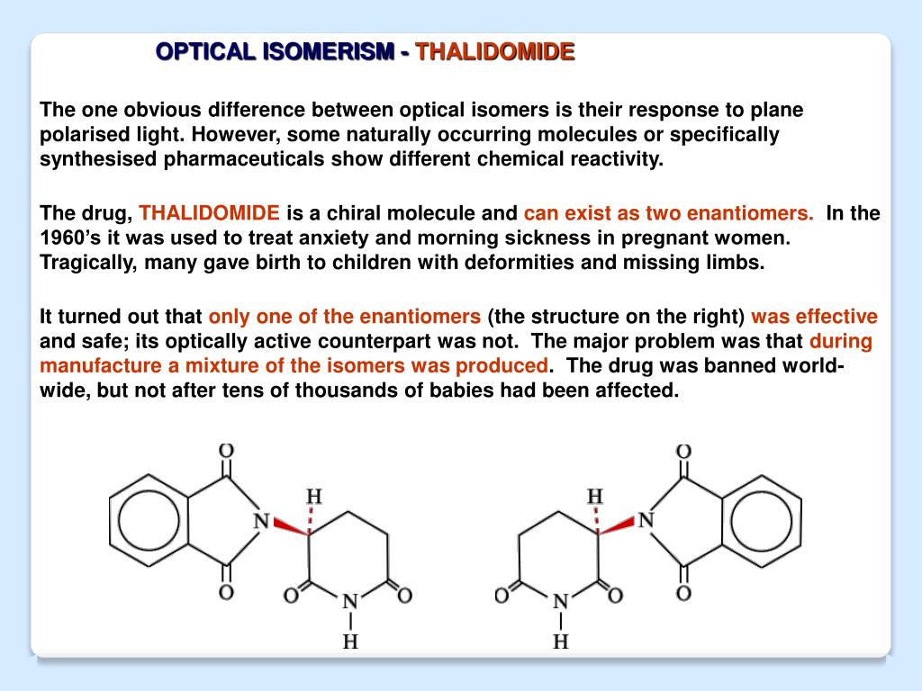 PPT OPTICAL ISOMERISM PowerPoint Presentation, free download ID2203073