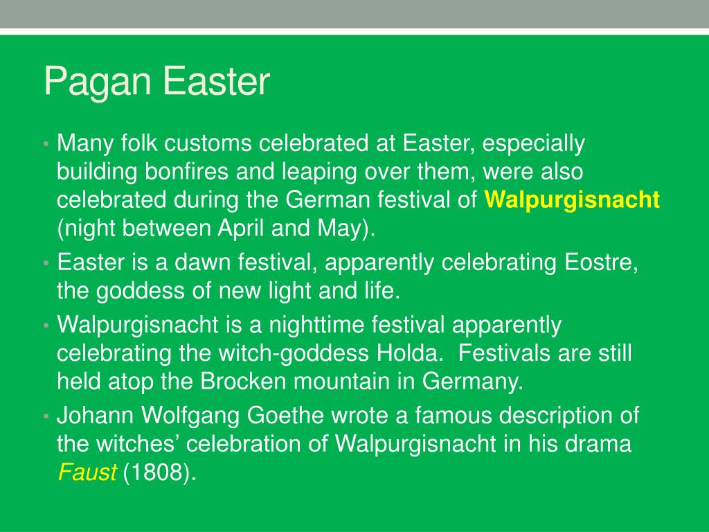 PPT Pagan Easter PowerPoint Presentation, free download ID2203640
