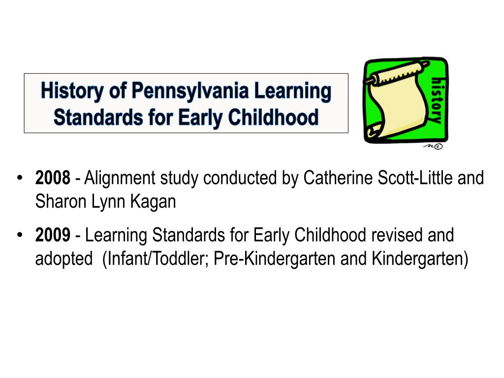 PPT Pennsylvania Learning Standards for Early Childhood PowerPoint