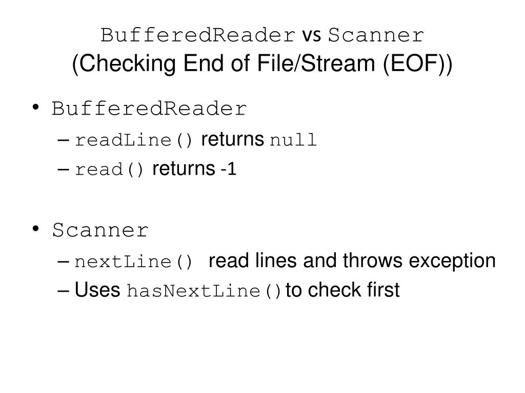 Bufferedreader Readline