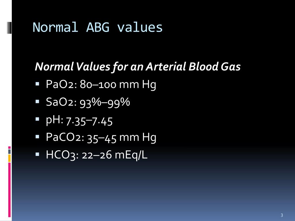 PPT Arterial Blood Gases PowerPoint Presentation, free download ID