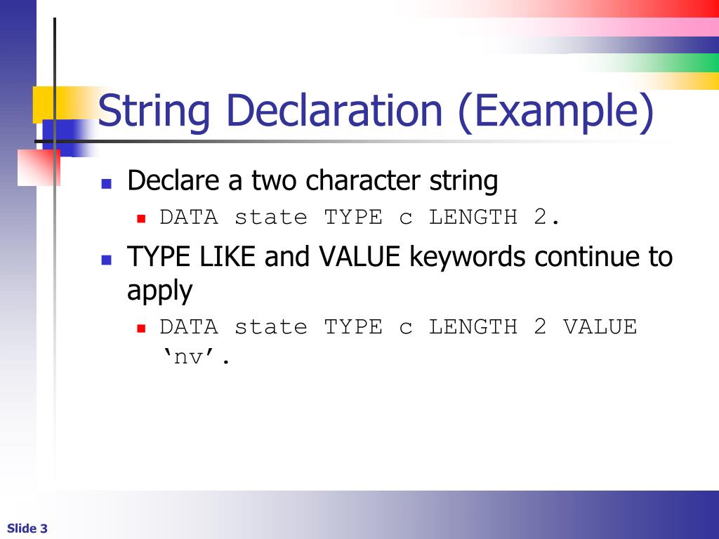 PPT Introduction ABAP Strings PowerPoint Presentation, free download