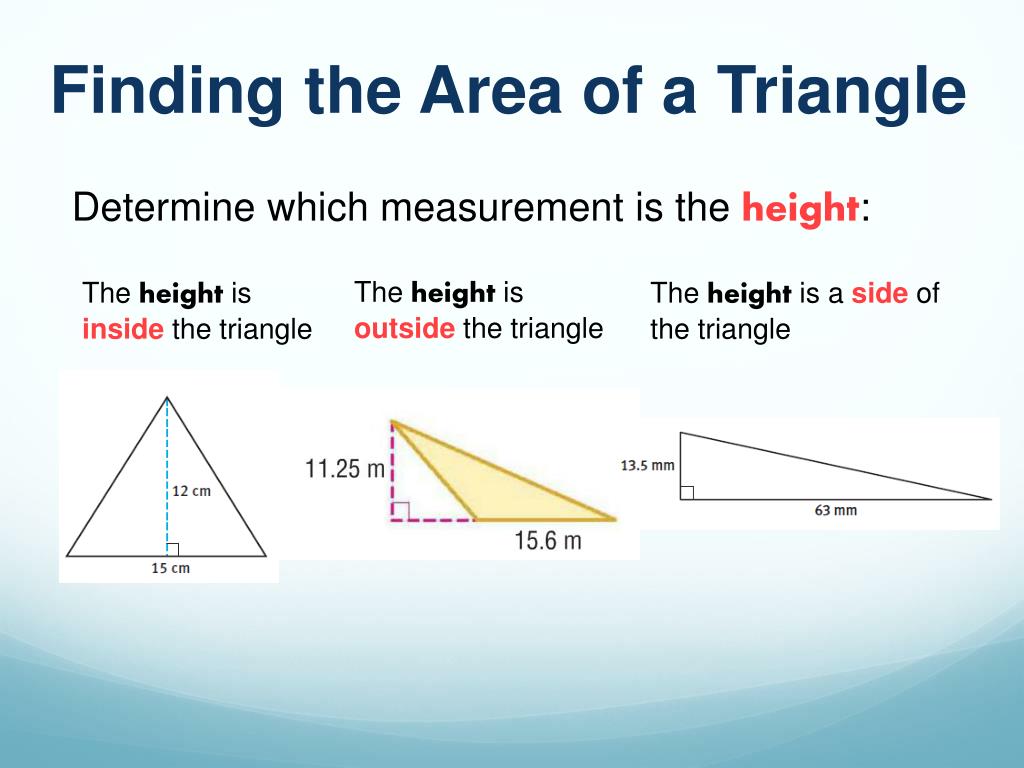 PPT Area of a Triangle PowerPoint Presentation, free download ID