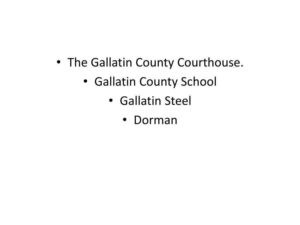 PPT The Gallatin County Community PowerPoint Presentation, free