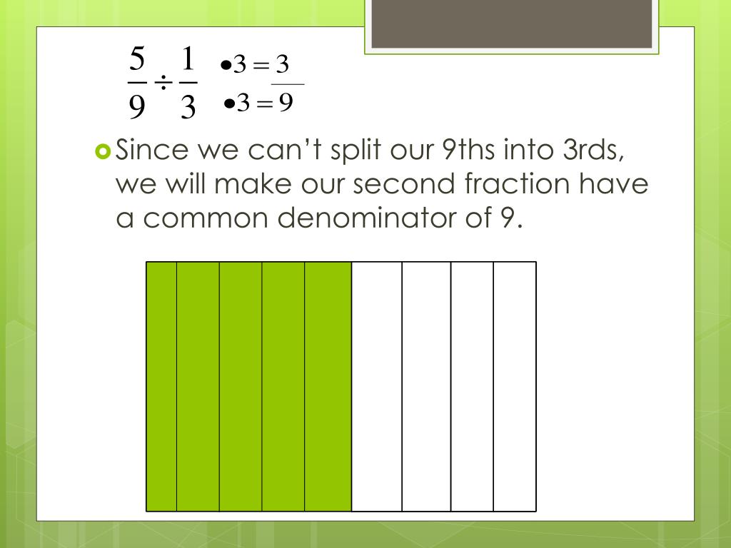 PPT Dividing Fractions Using Pictures! PowerPoint Presentation, free