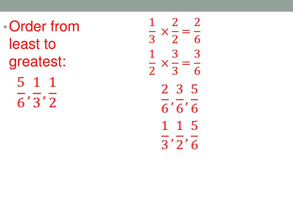 PPT Comparing Fractions and Decimals PowerPoint Presentation, free