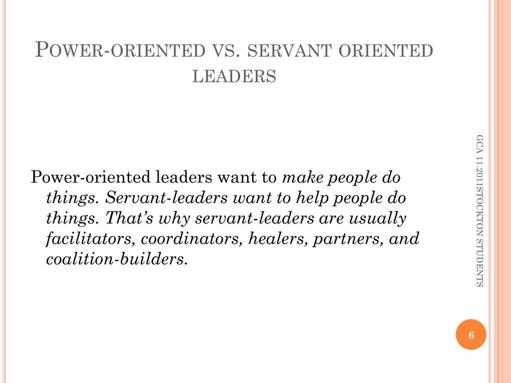 PPT SERVANT LEADERSHIP PowerPoint Presentation, free download ID2219715