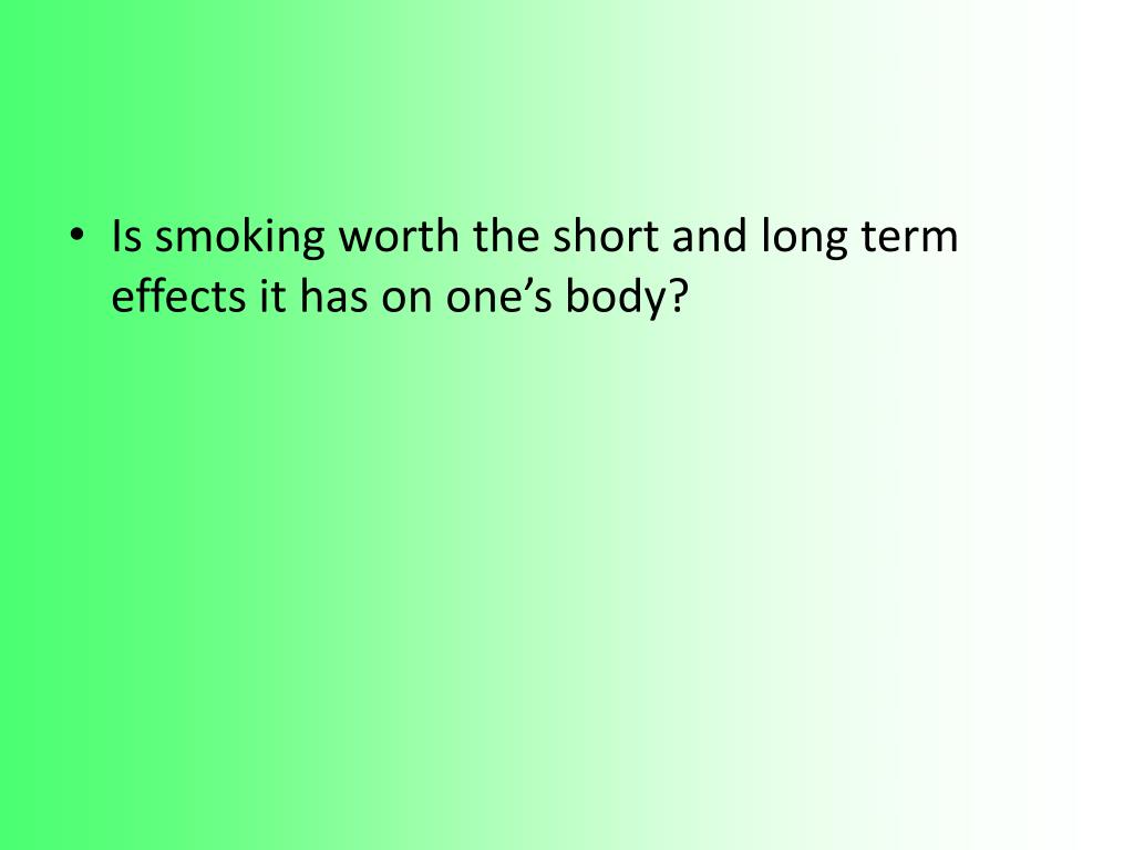 PPT Effects of Tobacco Use PowerPoint Presentation, free download