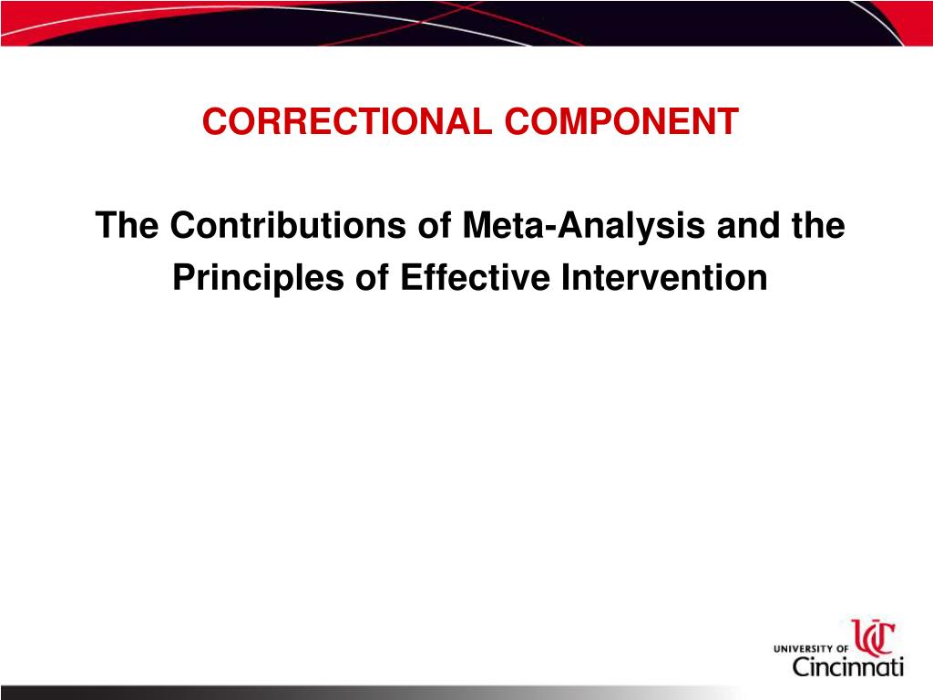 PPT TAKING IT TO THE NEXT LEVEL Core Correctional Practices