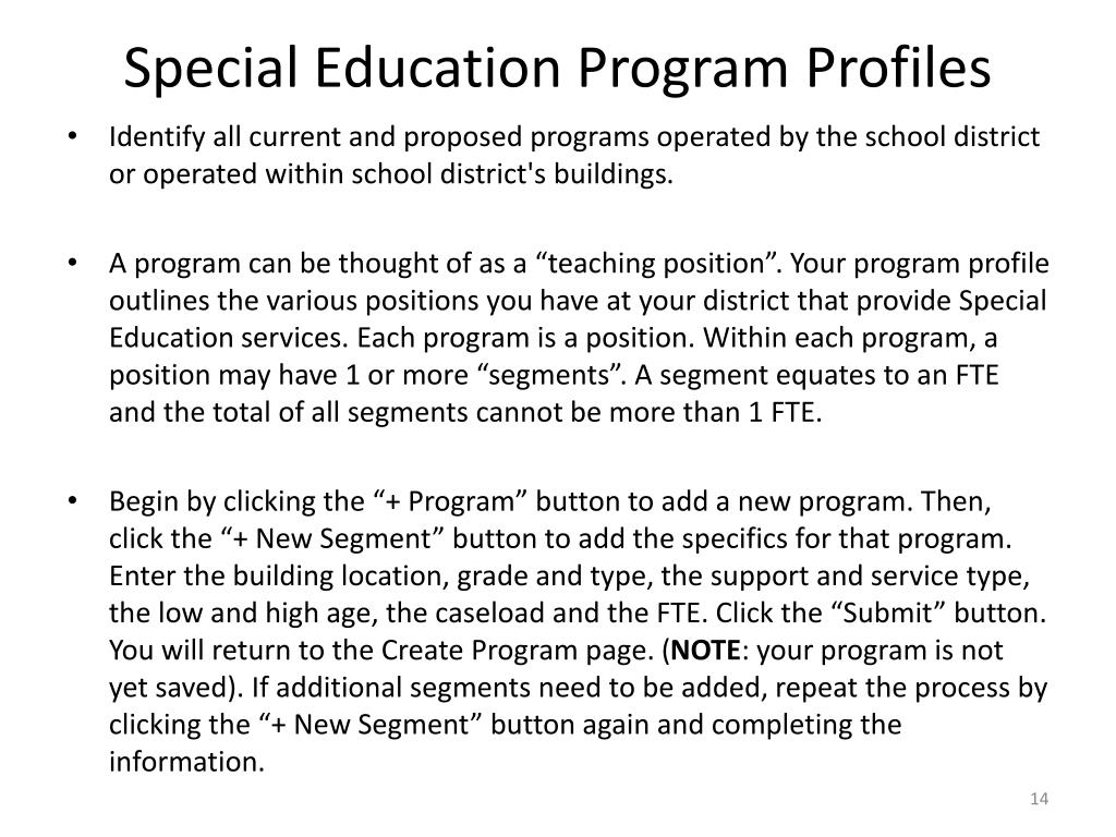 PPT A Closer Look The Special Education Plan PowerPoint Presentation