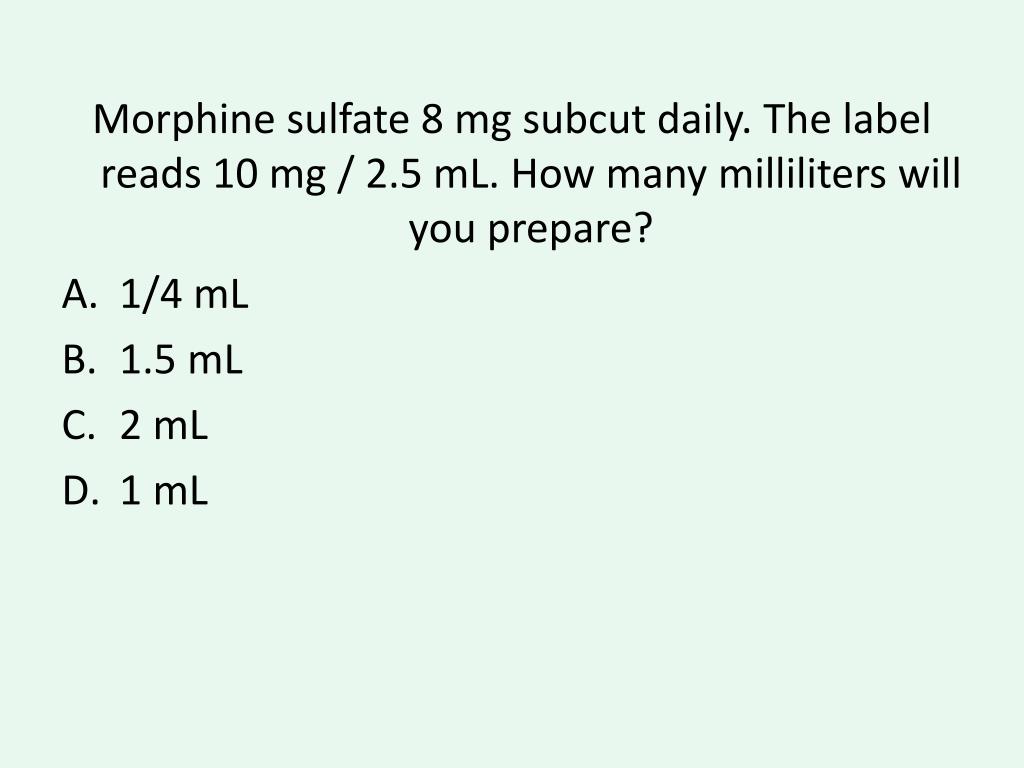 PPT Parenteral Calculations PowerPoint Presentation, free download