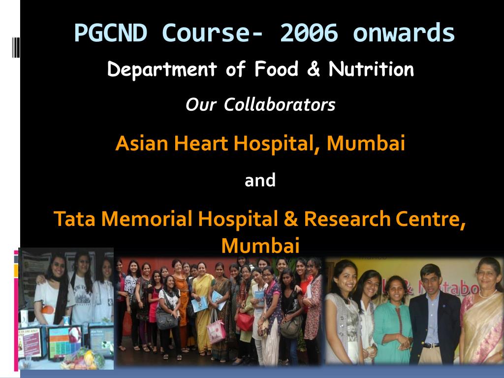 PPT Post Graduate Diploma in Clinical Nutrition & Dietetics (PGCND