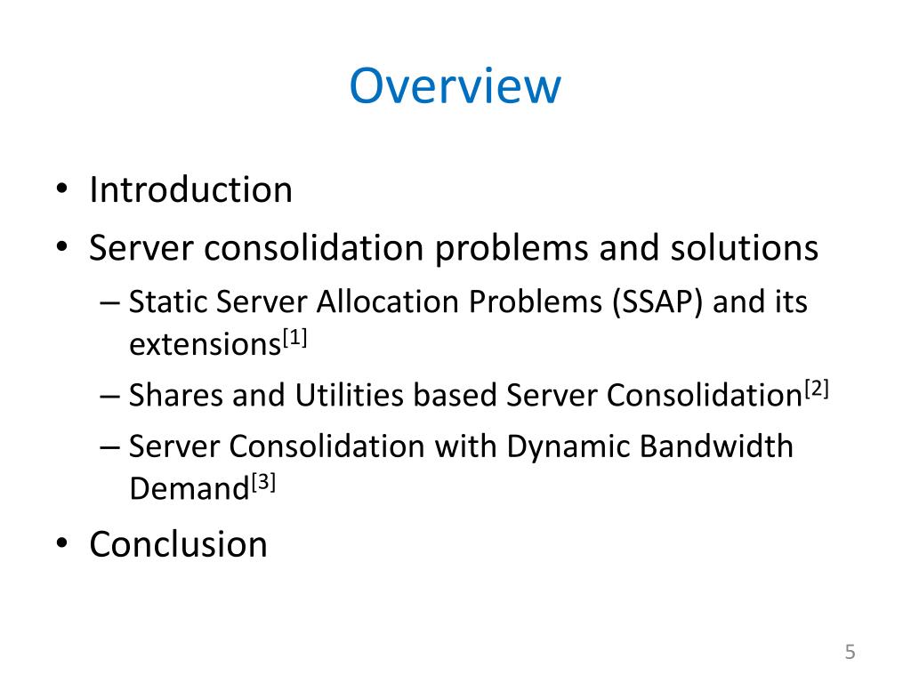 PPT Server Consolidation PowerPoint Presentation ID2229192