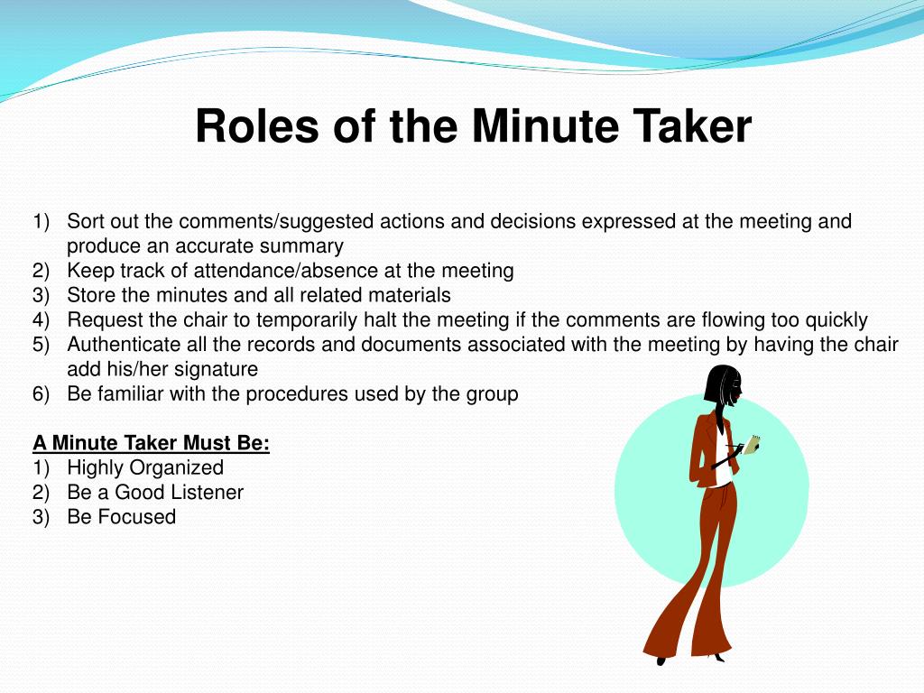 PPT Minute Taking Made Easy PowerPoint Presentation, free download