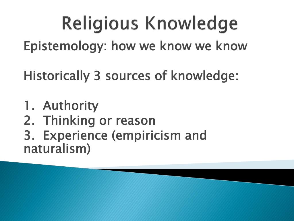 PPT Religious Knowledge PowerPoint Presentation, free download ID