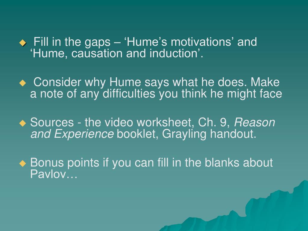 PPT HUME AND EMPIRICISM PowerPoint Presentation, free download ID