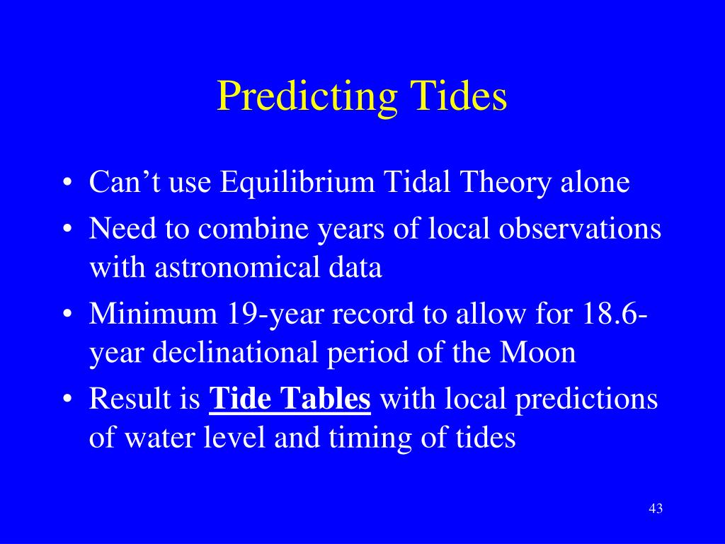 PPT Topic 17 Tides PowerPoint Presentation, free download ID2234184