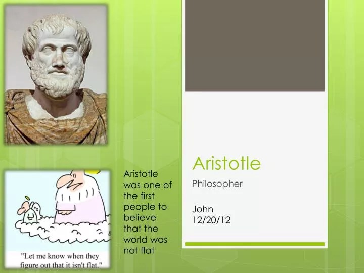 PPT Aristotle PowerPoint Presentation, free download ID2234619