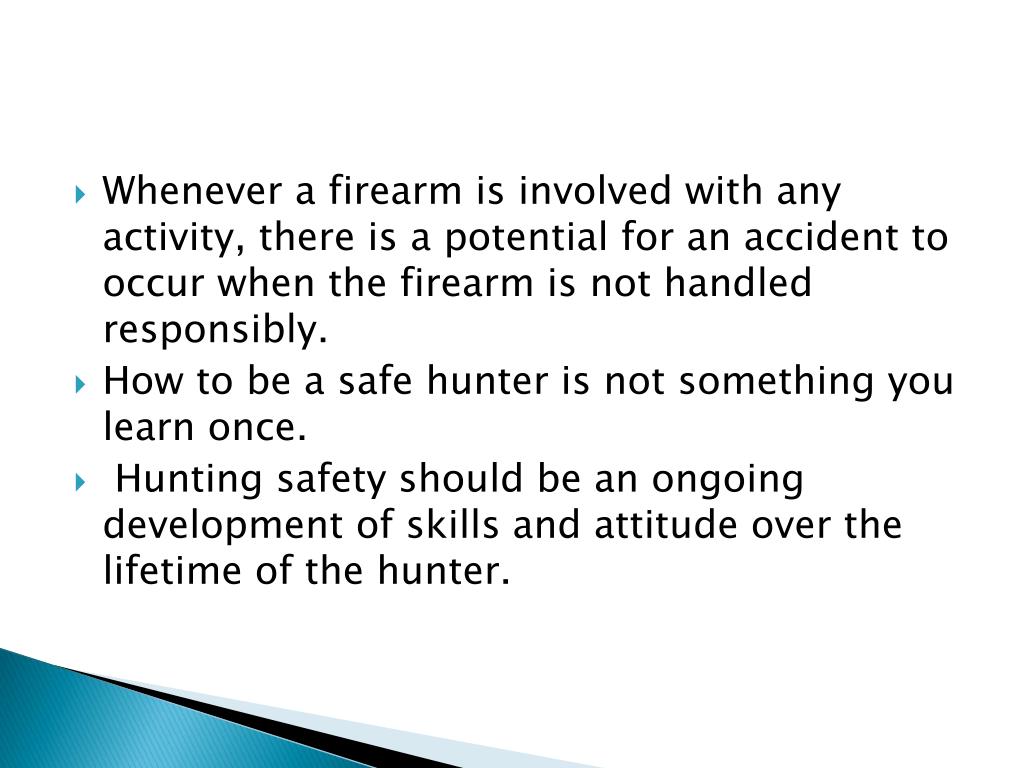PPT Chapter 6 Hunting Safety PowerPoint Presentation, free download