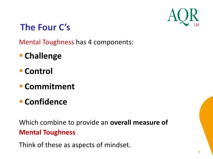 PPT MENTAL TOUGHNESS AND MTQ 48 PowerPoint Presentation ID2235398