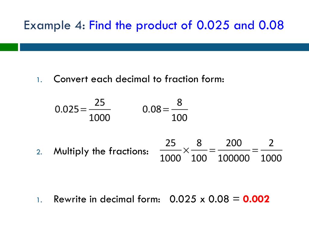 PPT Conceptual arithmetic methods with decimals PowerPoint