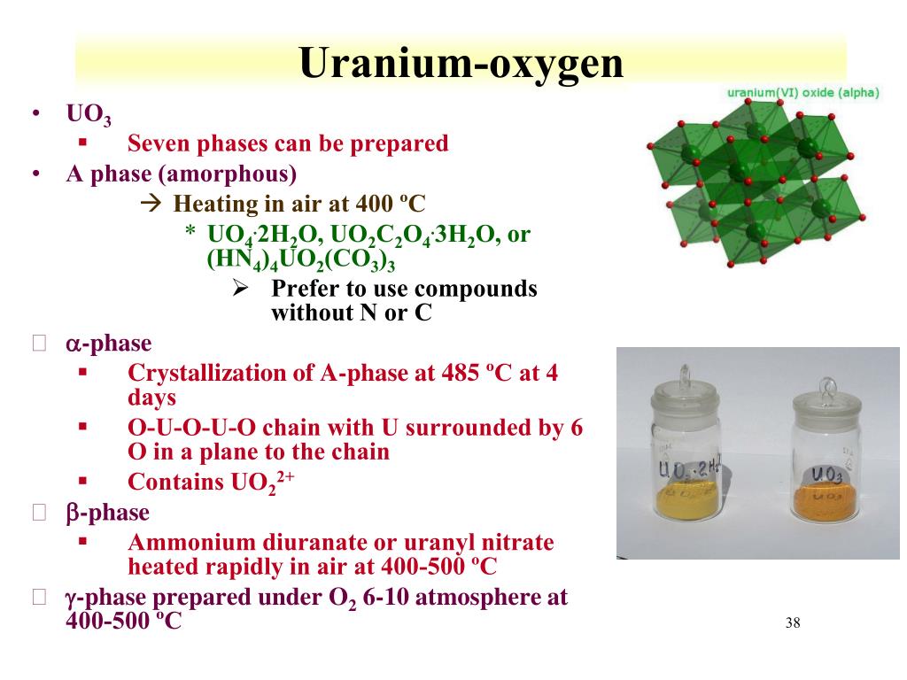 PPT RFSS Lecture 11 Uranium Chemistry and the Fuel Cycle PowerPoint
