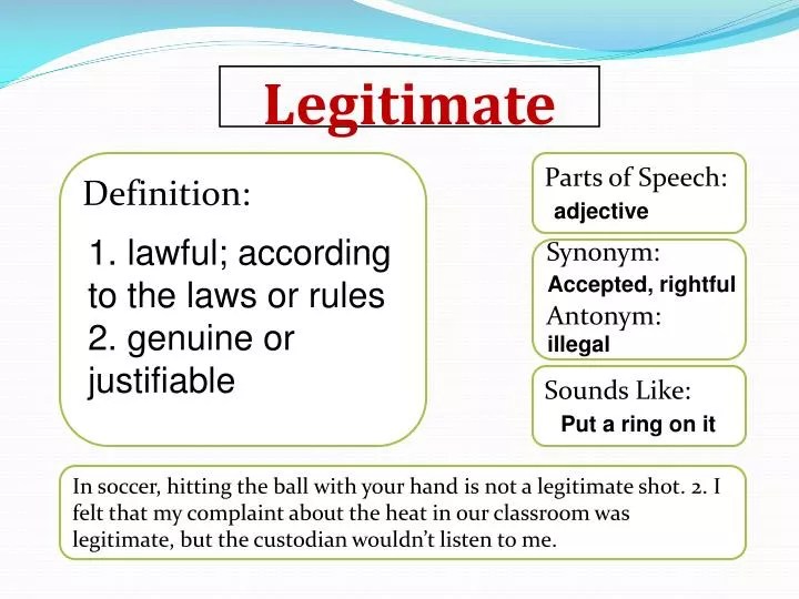 PPT Legitimate PowerPoint Presentation, free download ID2242906