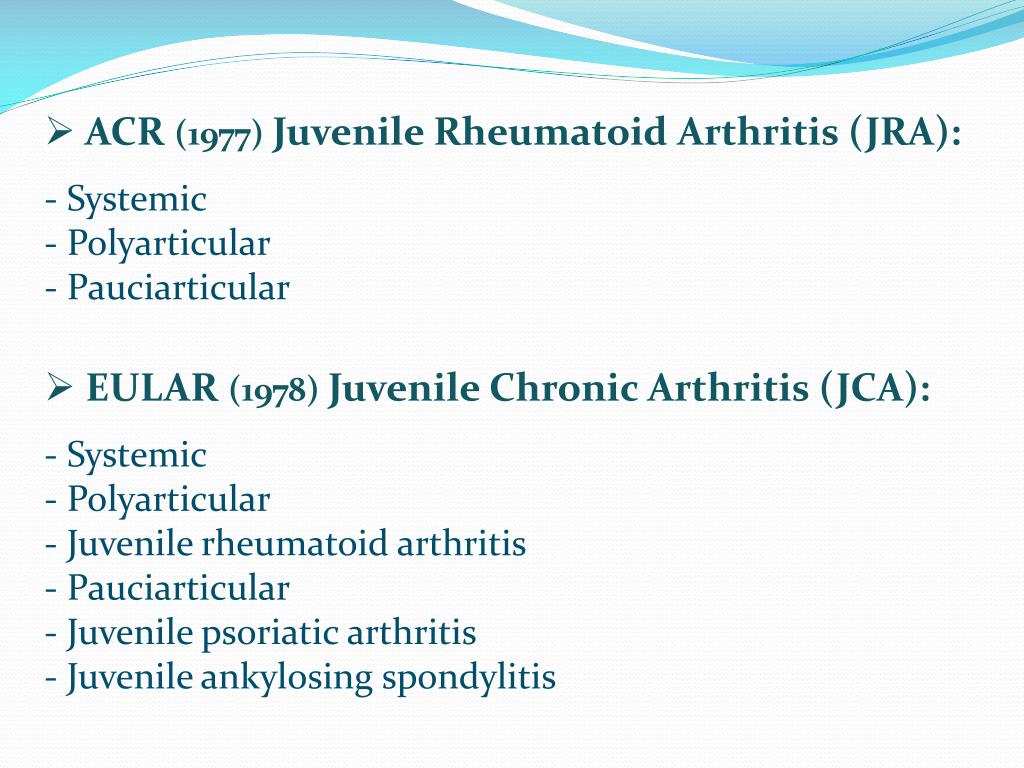 PPT Juvenile Idiopathic Arthritis (JIA) PowerPoint Presentation, free