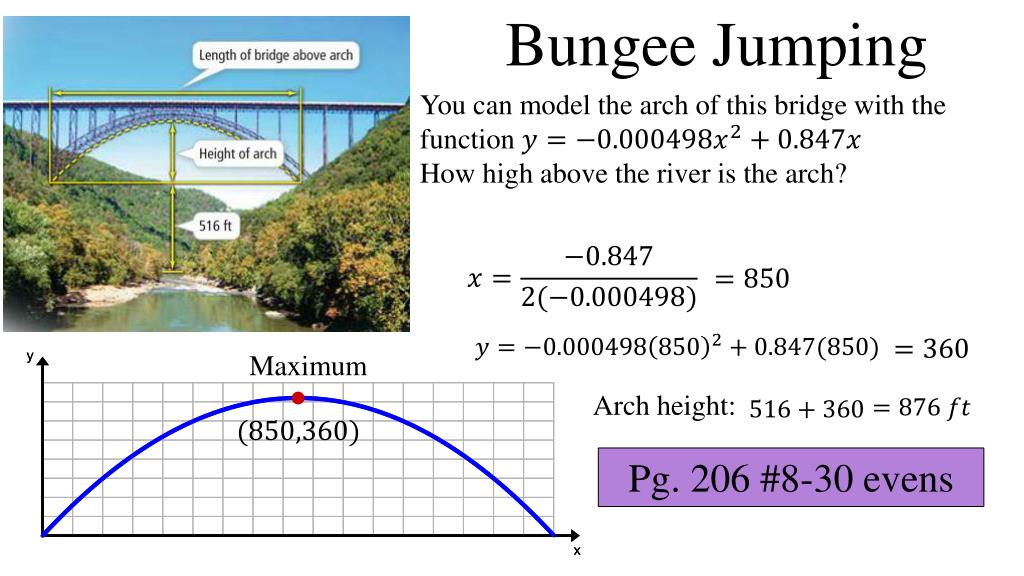 Bungee Jumping Quadratic Equation at William Predmore blog