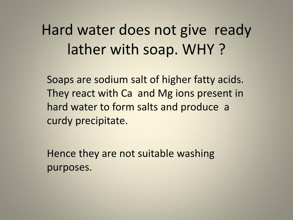 PPT HARD WATER AND SOFT WATER PowerPoint Presentation, free download