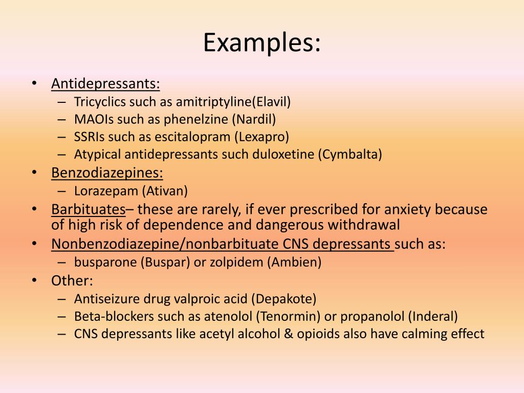 PPT Antianxiety meds PowerPoint Presentation, free download ID2246467