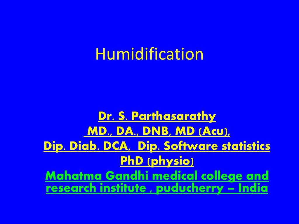 PPT Humidification PowerPoint Presentation, free download ID2250311
