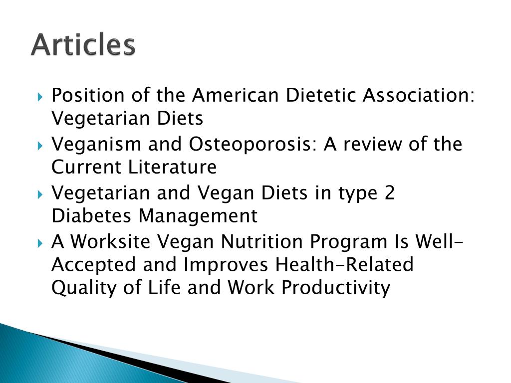 PPT Vegan/Vegetarianism Professional Interview PowerPoint